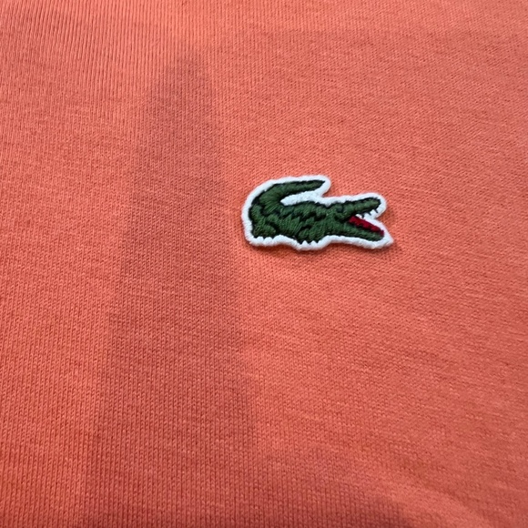 Lacoste Men's Cotton Polo, Orange, Size 6 (XL), lightweight, collared, summer - Picture 4 of 13